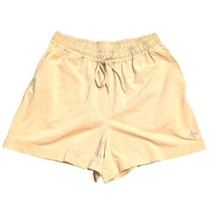 Tuckernuck‎ Yellow Drawstring Shorts Small Cotton Blend Pull On Casual Resort